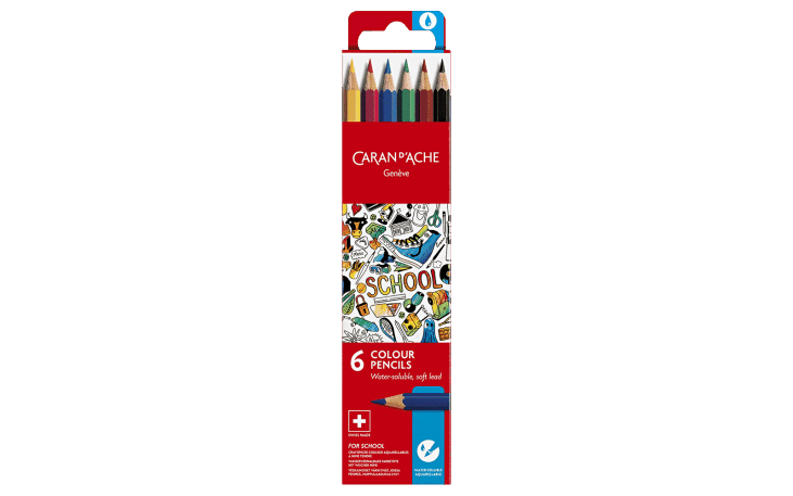 Caran d'Ache Luminance 6901 - Matite colorate permanenti, Scatola con