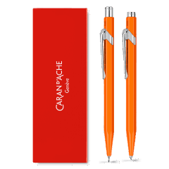 Set 849 Orange Kugelschreiber + Minenhalter