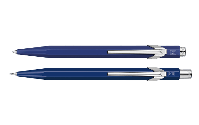Set 849 Bleu Stylo Bille + Porte-Mine