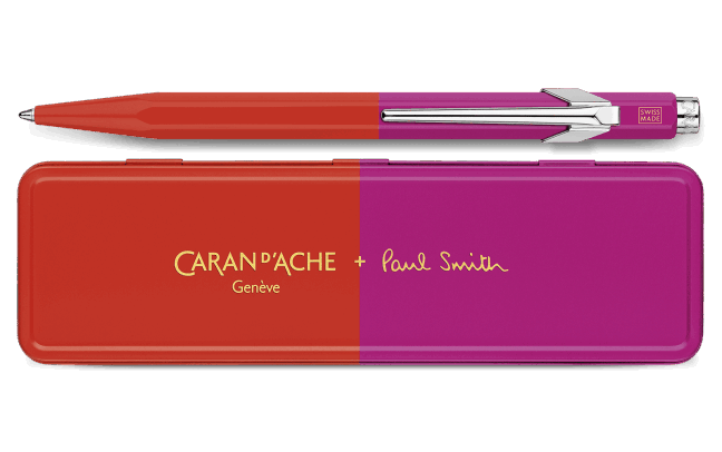 Penna a Sfera 849 PAUL SMITH Rosso Caldo e Rosa Melrose Edizione Speciale