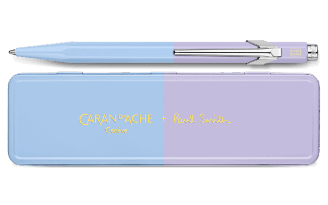 849 PAUL SMITH Sky Blue & Lavender Purple Ballpoint Pen Special Edition