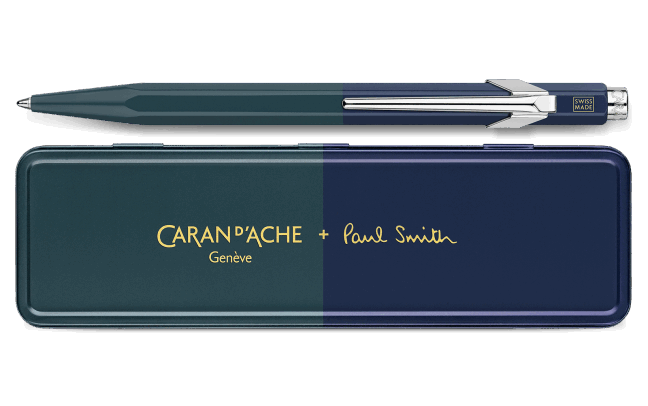 Stylo Bille 849 PAUL SMITH Racing Green & Navy Blue Édition Spéciale