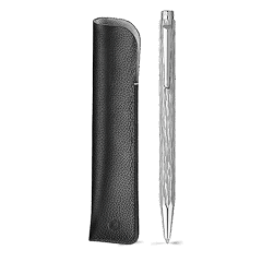 ECRIDOR VENETIAN Set Palladium Ballpoint Pen & Leather Case - Special Edition