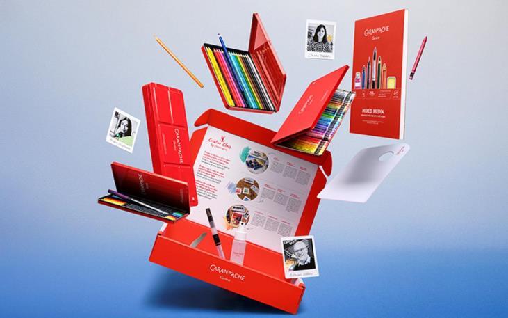 Assortment of products Creative Box + 3 online classes | Caran d