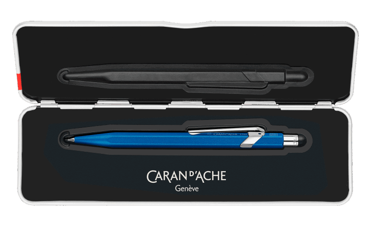 849™ カラーマットX ブルー メカニカルペンシル 0.5HB | Caran d'Ache JP