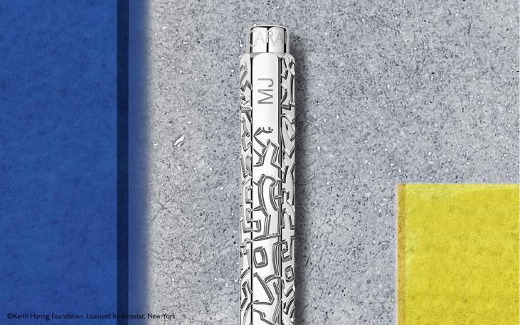 限定】エクリドール キース・ヘリング ボールペン＆1本差しペンシース