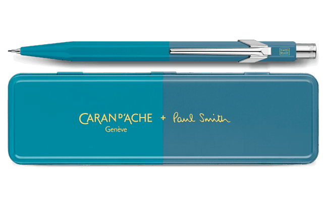 Portamine 849 PAUL SMITH Cyan Blue & Steel Blue – Edizione limitata