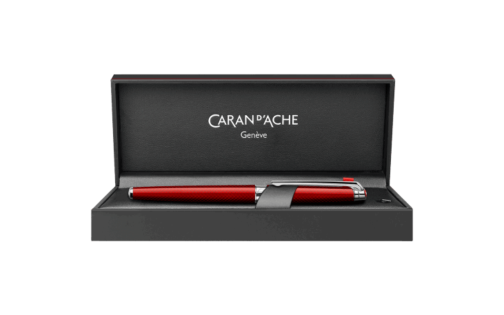 レマンスリム ルージュカーマイン 万年筆 EF | Caran d'Ache JP