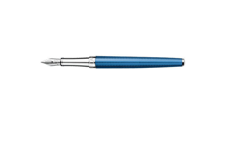 美品★CARAN d'ACHE カランダッシュ　万年筆　レマンスリム Ｆ　ブルー レマンスリム グランブルー 万年筆 EF | Caran d'Ache JP