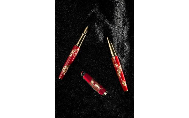 Stylo Roller Dragon En Acier Cuivré - 80 Grammes, Neuf De Stock - Marque Jinaho