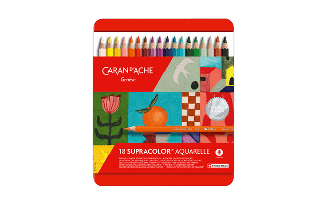 限定】スプラカラーソフト スペシャルエディション18色 水溶性色鉛筆