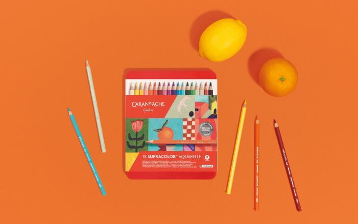 限定】スプラカラーソフト スペシャルエディション18色 水溶性色鉛筆