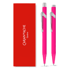 Set 849™ FLUO Rosa Kugelschreiber + Minenhalter