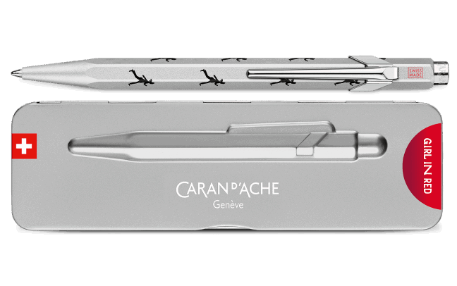 【限定】849 Girl In Red　シルバーグレイ　ボールペン - Limited edition