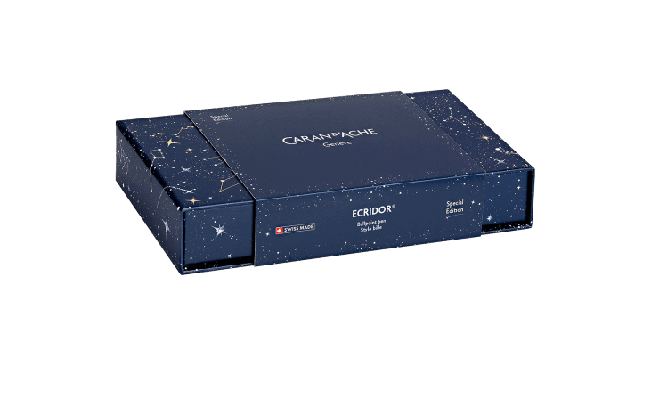 限定】コスミックブルー エクリドールセット | Caran d'Ache JP