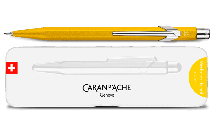 849™ カラーマットX イエロー メカニカルペンシル 0.5HB | Caran d'Ache JP