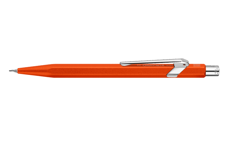 Mechanical Pencil 849™ COLORMAT-X Orange 0.7HB | Caran d'Ache US