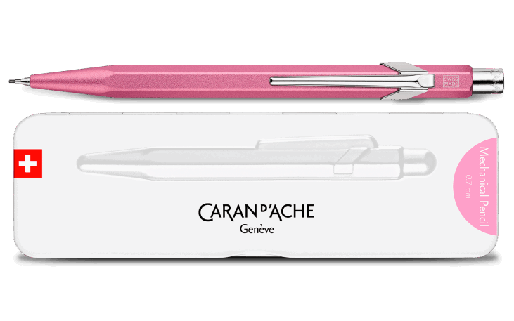 849™ カラーマットX ピンク メカニカルペンシル 0.5HB | Caran d'Ache JP