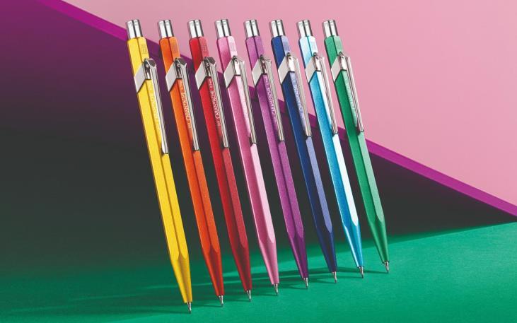 pencilpainter らん Mechanical Pencil 849™ COLORMAT-X Pink 0.7HB | Caran d'Ache US