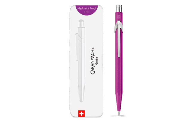 Mechanical Pencil 849™ COLORMAT-X Violet 0.7HB | Caran d'Ache US