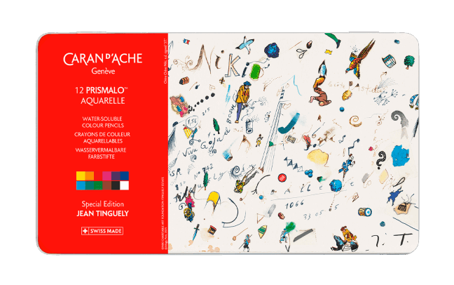 Etui 12 Farben PRISMALO™ AQUARELLE Jean Tinguely Chère Chère Niki – Sonderedition