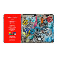 Box of 12 Colours PRISMALO™ AQUARELLE Jean Tinguely Sans Titre – Special Edition