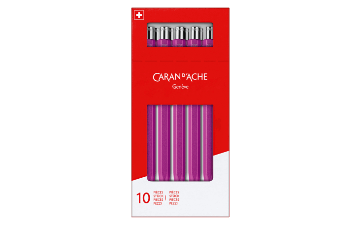 Box of 10 Violet 849™ COLORMAT-X Mechanical Pencils 0.7HB | Caran