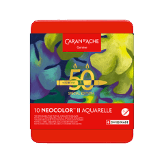 Boîte 10 Pastels NEOCOLOR™ II Aquarelle 50 ans Lush - Édition Spéciale