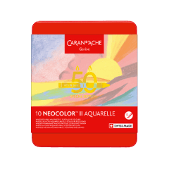 Boîte 10 Pastels NEOCOLOR™ II Aquarelle 50 ans Pastel - Édition Spéciale