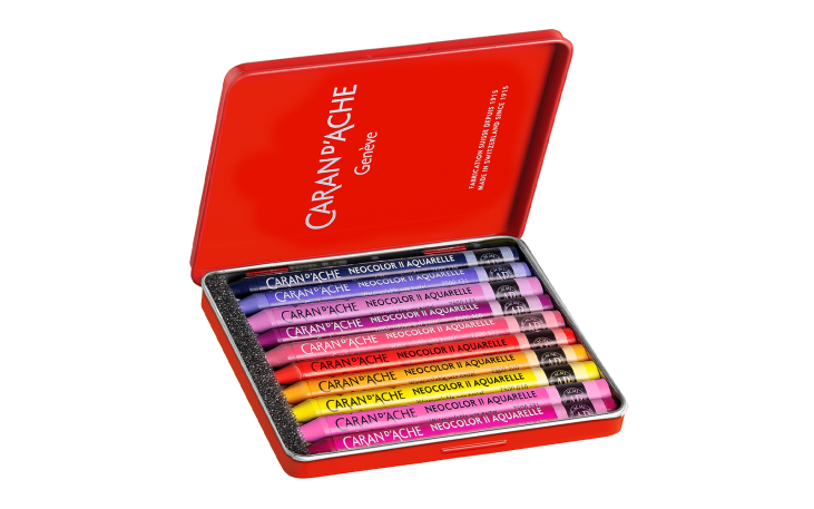 ネオカラーⅡ水溶性ワックスパステル 50周年 10色セット “POP” | Caran