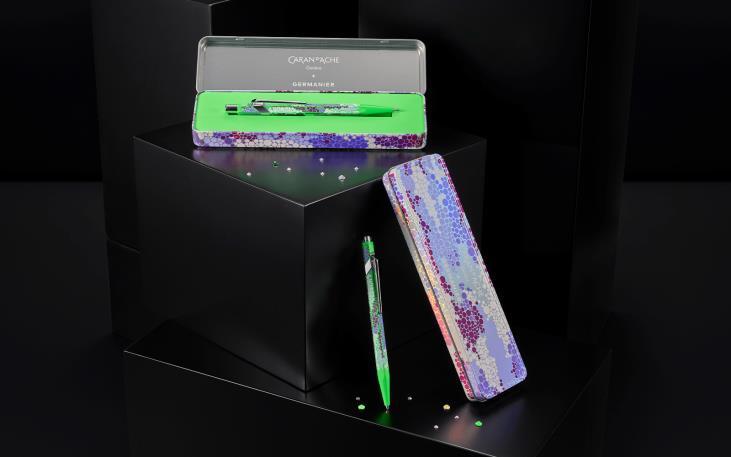 限定】849ジェルマニエ ネオングリーン ボールペン F | Caran d'Ache JP