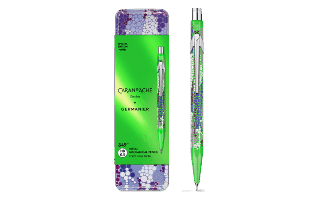 限定】849ジェルマニエ ネオングリーン メカニカルペンシル0.5
