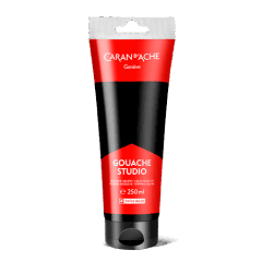 Tube 250 ml Gouache Studio Black