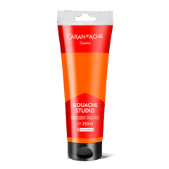 Tube 250 ml Gouache Studio Orange