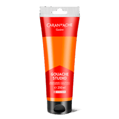 Tube 250 ml Gouache Studio Orange