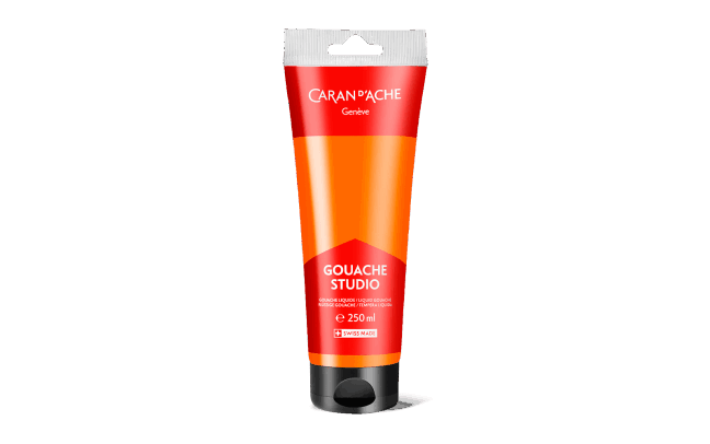 Tube 250 ml Gouache Studio Orange