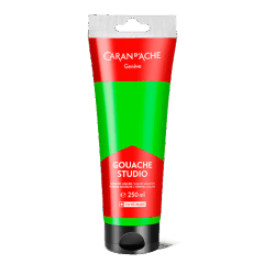 Tube 250 ml Gouache Studio Yellow green