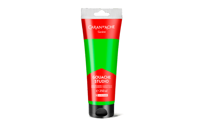 Tube 250 ml Gouache Studio Gelbgrün