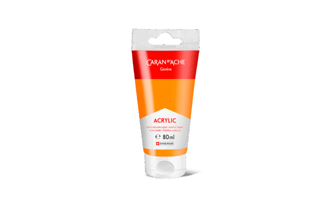 Tube 80 ml Acrylic Orange