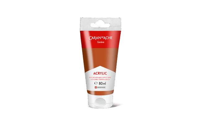 Tube 80 ml Acrylic Burnt sienna