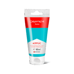 Tube 80 ml Acrylic Turquoise blue