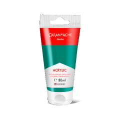 Tube 80 ml Acrylic Emerald green
