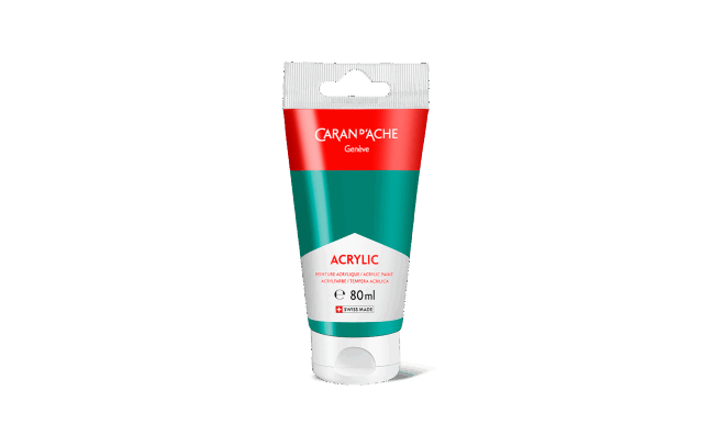 Tube 80 ml Acrylic Emerald green