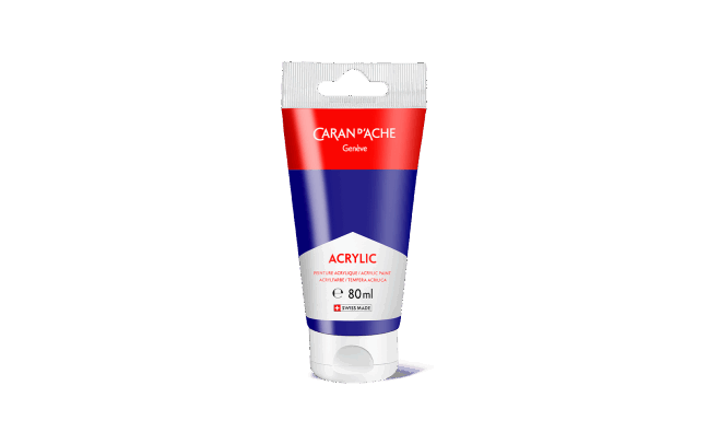 Tube 80 ml Acrylic Dark ultramarine