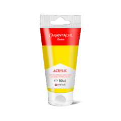 Tube 80 ml Acrylic Primary yellow