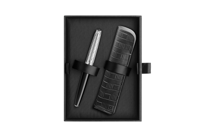 限定】レマン ダミエ 万年筆+ペンシース ギフトセット F | Caran d'Ache JP