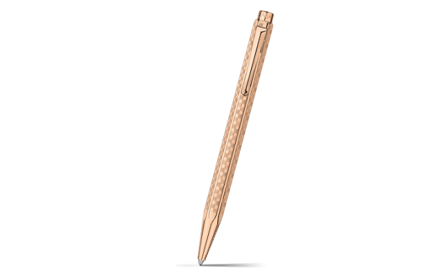 Ballpoint Pen Ecridor™ Damier Rose Gold | Caran d'Ache CH