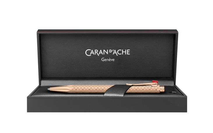 エクリドール ダミエ ローズゴールド ボールペン | Caran d'Ache JP