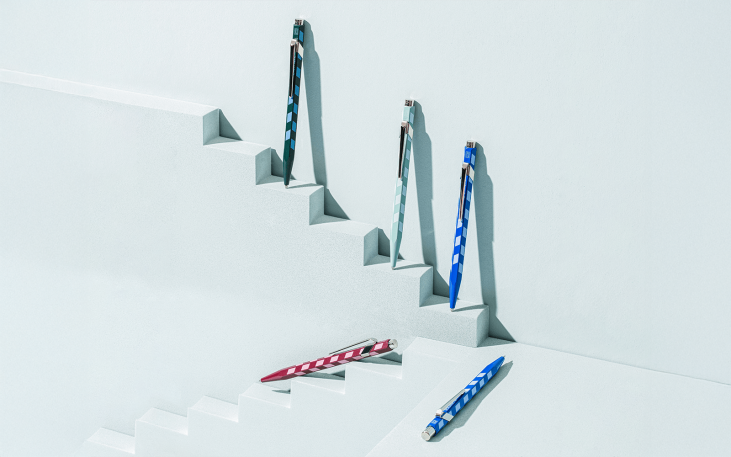 Ballpoint Pen 849™ Mosaic Royal Blue M | Caran d'Ache US