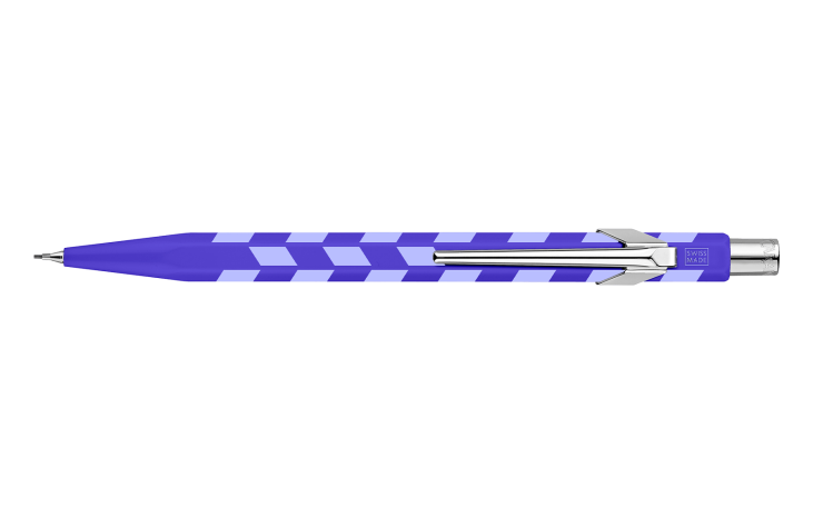 限定】849 モザイク メカニカルペンシル 0.5mm ロイヤルブルー | Caran